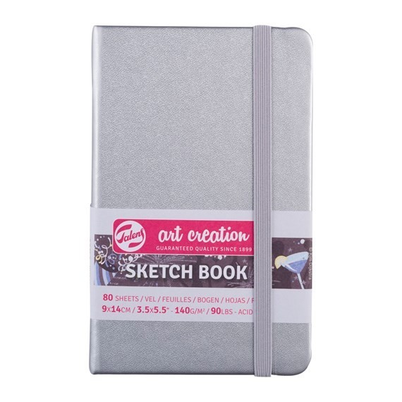 

talens art creation hardcover sketch book 9x14cm 140gsm - white