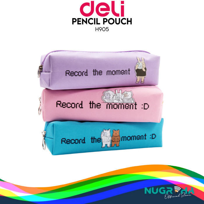 

Bobomart Deli Pencil Pouch / Tempat Pensil Warna Pastel Lucu 20 CM Muat Banyak EH905