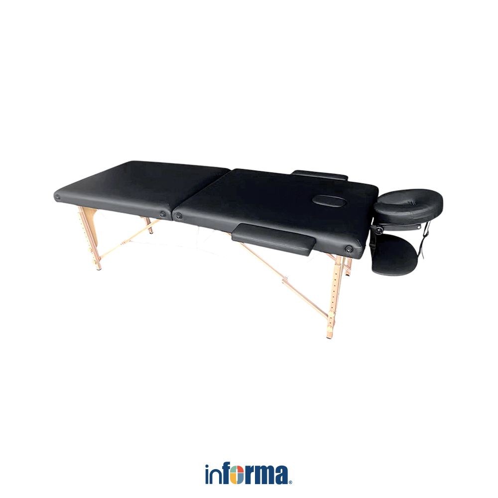 Informa Zelda Tempat Tidur Pijat Portable 2 Section - Hitam Bed Ranjang Kasur Perabot Tidur Furnitur