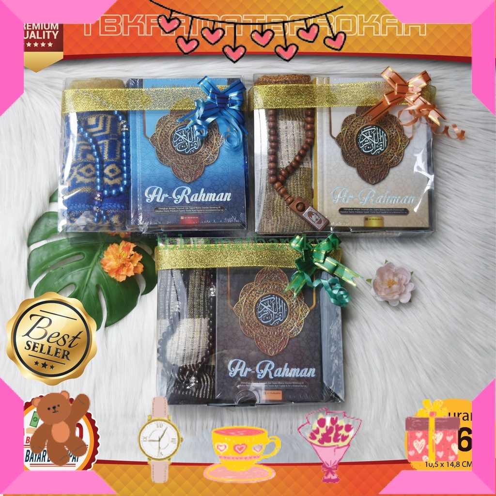 

HAMPERS BAYI ANAK MUDA REMAJA PACAR ISTRI BIKIN ROMANTIS ANNIVERSERY/ HAMPERS LEBARAN SAJADAH ALQURAN TASBIH HAMPERS GIFT KADO CEWEK COWOK KADO ULTAH CEWE COWO WISUDA, Sajadah Muka Travel, Tasbih Mutiara & Kayu 33 Butir, / ULTAH LAHIRAN WISUDA JADIAN