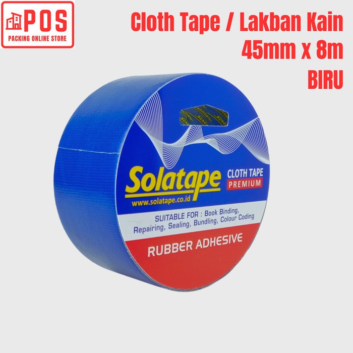 

Cloth Tape / Lakban Kain Biru 45mmx8m | Solatape