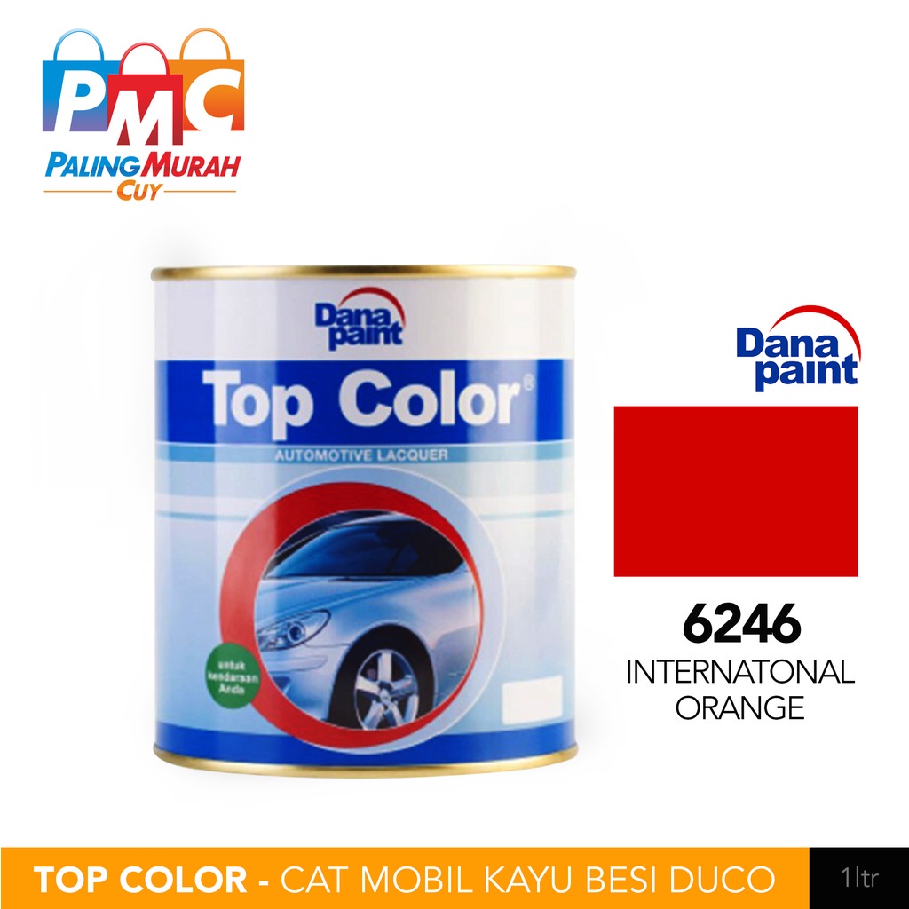 TOP COLOR 6246 International Orange - Cat Mobil Kayu Besi Duco