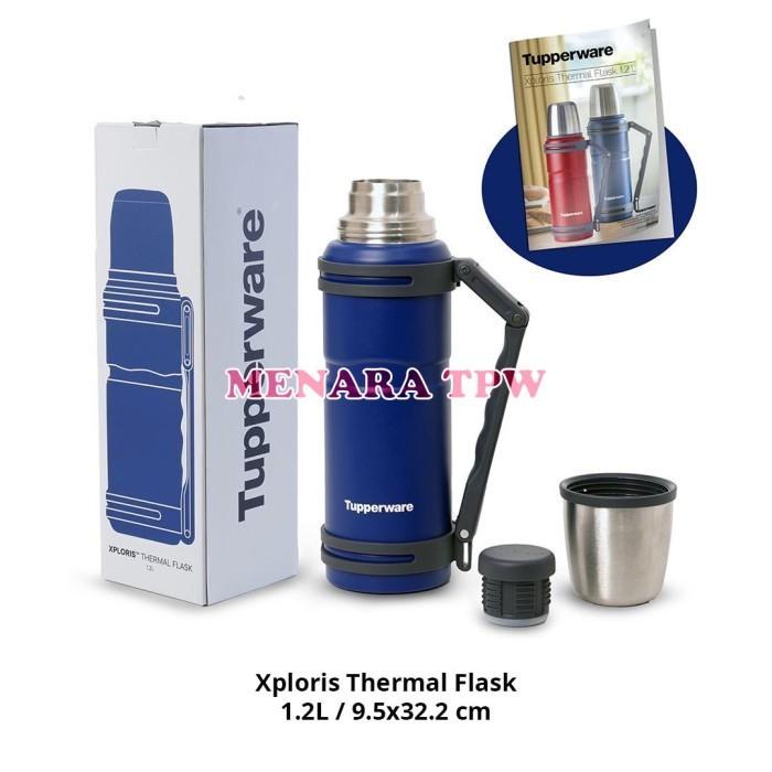 TUPPERWARE Xploris Thermal Flask Botol Termos Outdoor TERMURAH