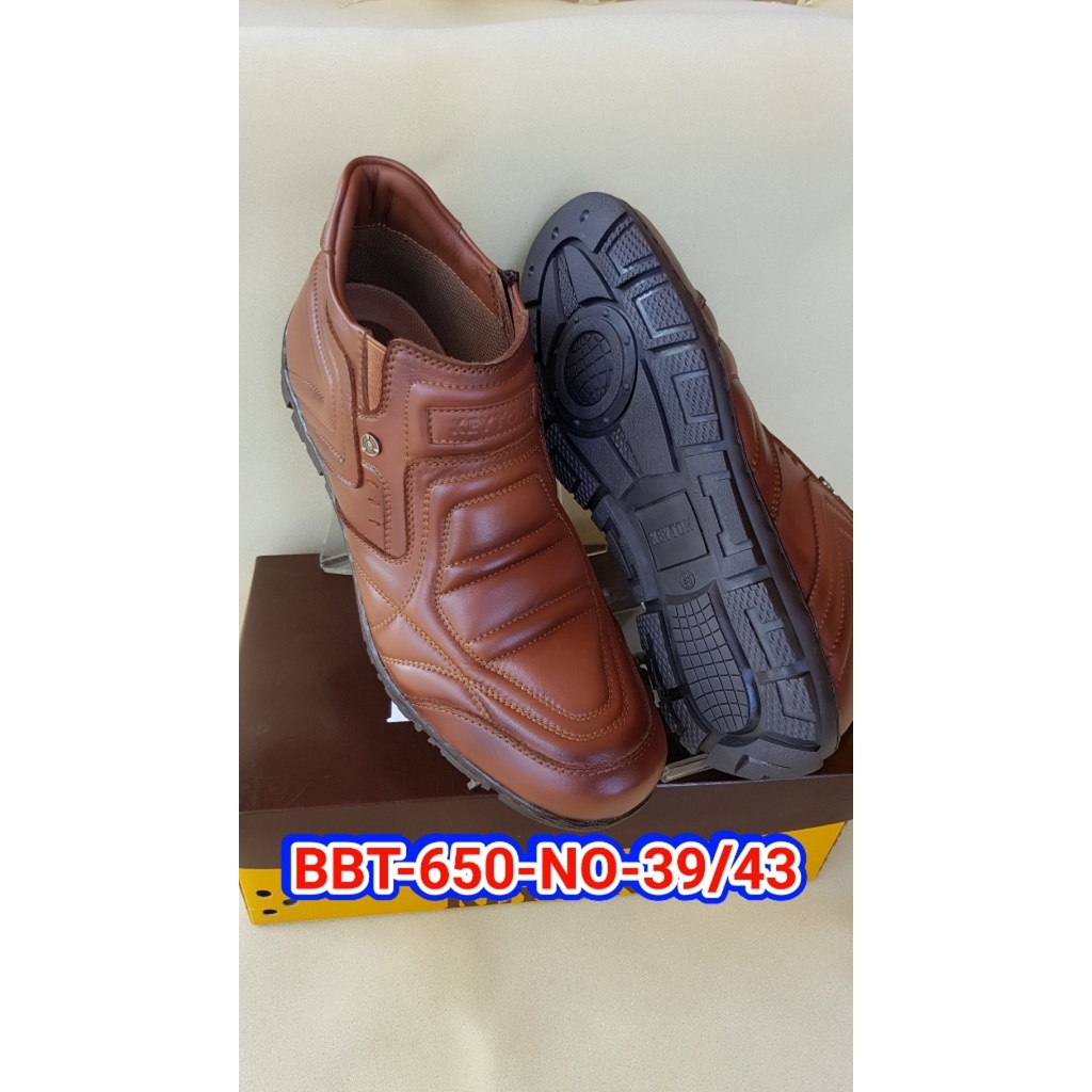 KEYTON SHOES - SEPATU BOOT PRIA (BBT-650 TAN)