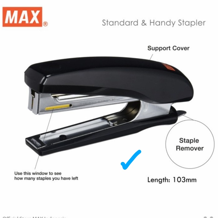 

stapler max HD10D staples stepler -