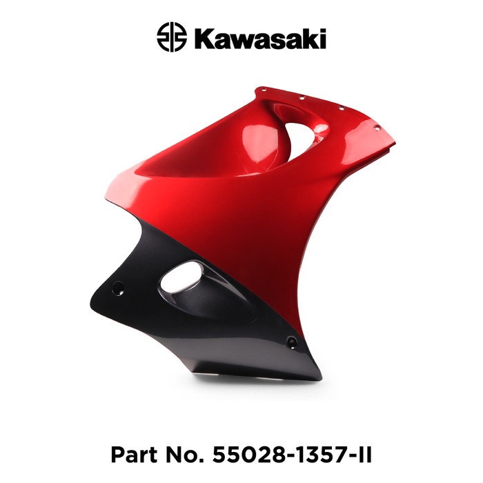 Cowling LWR Kawasaki Ninja 150RR Kanan Red Gray 55028-1357-II
