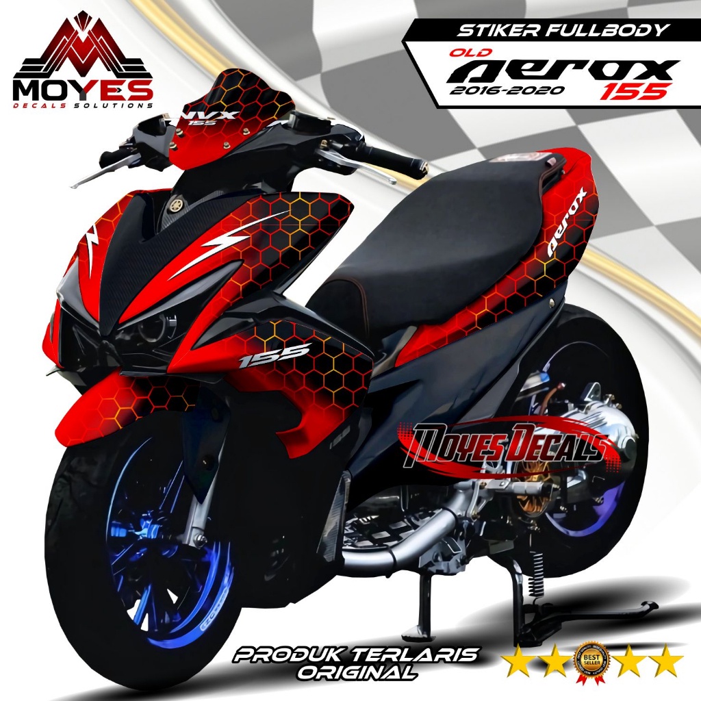 Decal Aerox old 155 Fullbody Decal Aerox Fullbody Stiker Variasi Aerox Old