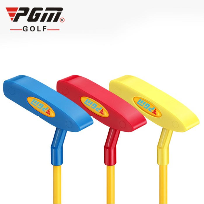 [New] Kids Plastic Putter PGM Stick Golf Anak Putter PGM - Merah
