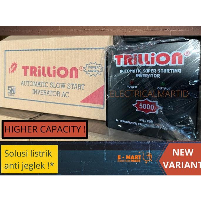 Auto Soft Start Anti Jeglek 5000W Penghemat Listrik TRILLION 5000 Watt