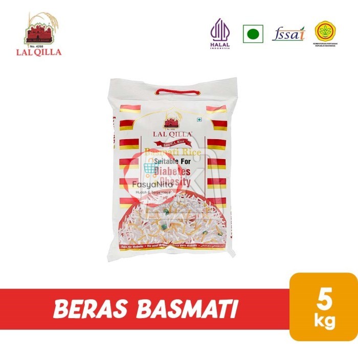 

Beras Basmati Lal Qilla For Diabetes & Obesity Low GI Rice (Asli 5 kg) - FasyAnita Mart Denpasar