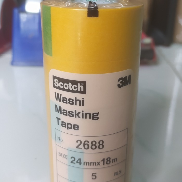 

Masking Tape 3M 2688 Detailing Washi Isolasi Lakban Kertas Auto ORI