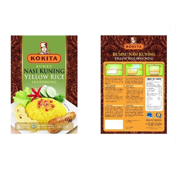 

New Produk Terlaris KOKITA FAMILY CHOICE BUMBU NASI KUNING 3X60GR