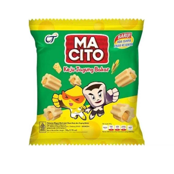 

Macito Snack Keju Jagung Bakar [60 gr]