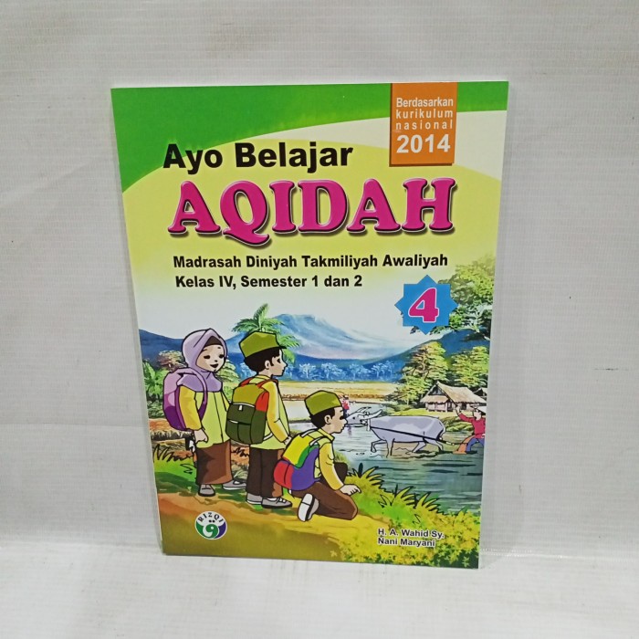 buku ayo belajar aqidah kelas 4 mdta
