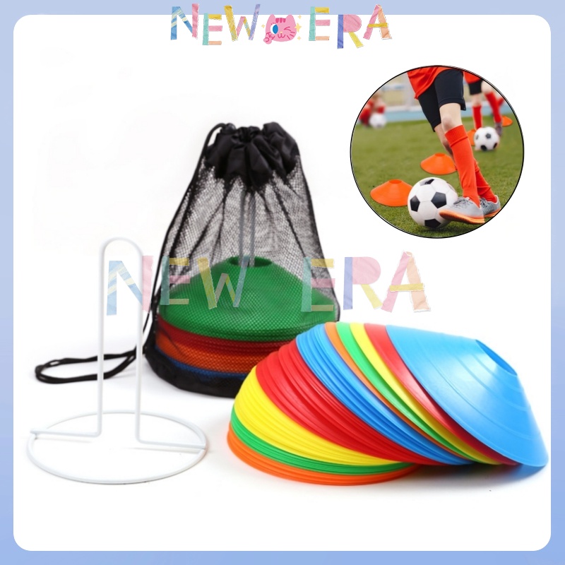 NewEra Cone Mangkuk Sepak Bola Futsal Training Latihan Bola Kaki Mangkok Marker Alat Olahraga Marker Sports Cone Mangkuk Bola Sepak