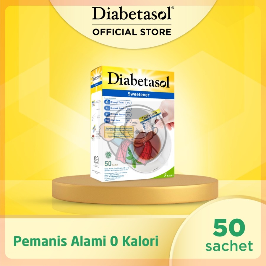 

Diabetasol Sweetener No Calories 50x1.5g