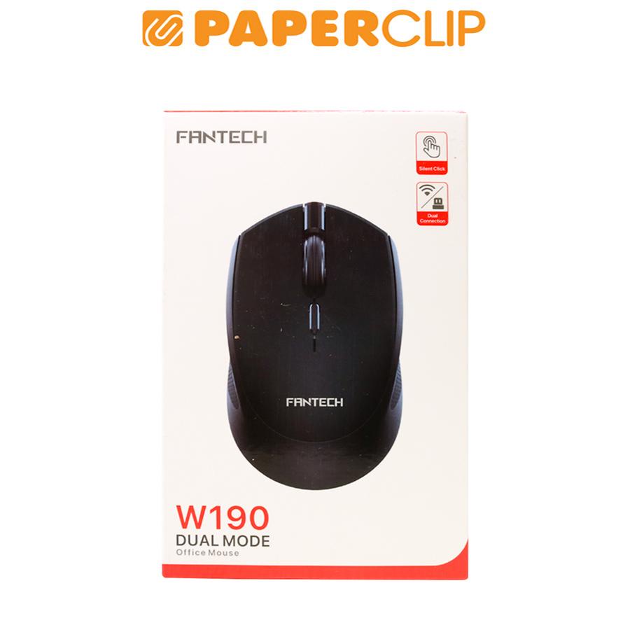 MOUSE FANTECH W190 WIRELESS BLACK