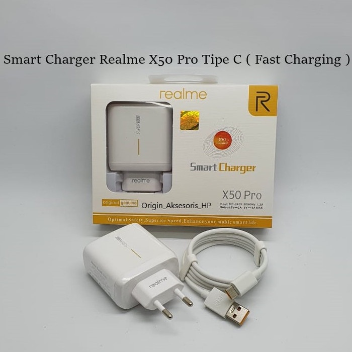 Charger Realme Smart X50 Pro Type C Type Micro Fast Charging Casan Hp Realme Charger Kabel