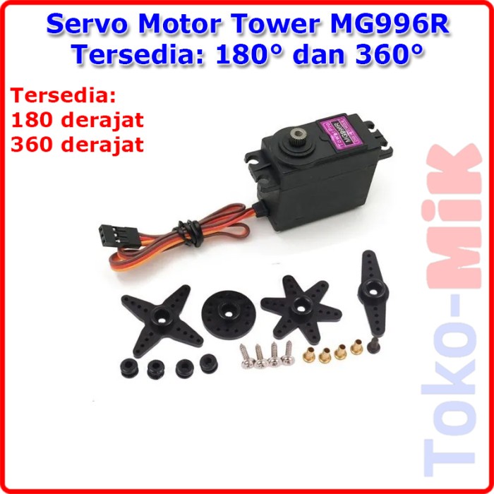 TOWER PRO MG996R TOWERPRO MG-996R METALGEAR SERVO MOTOR - 180 derajat GT27