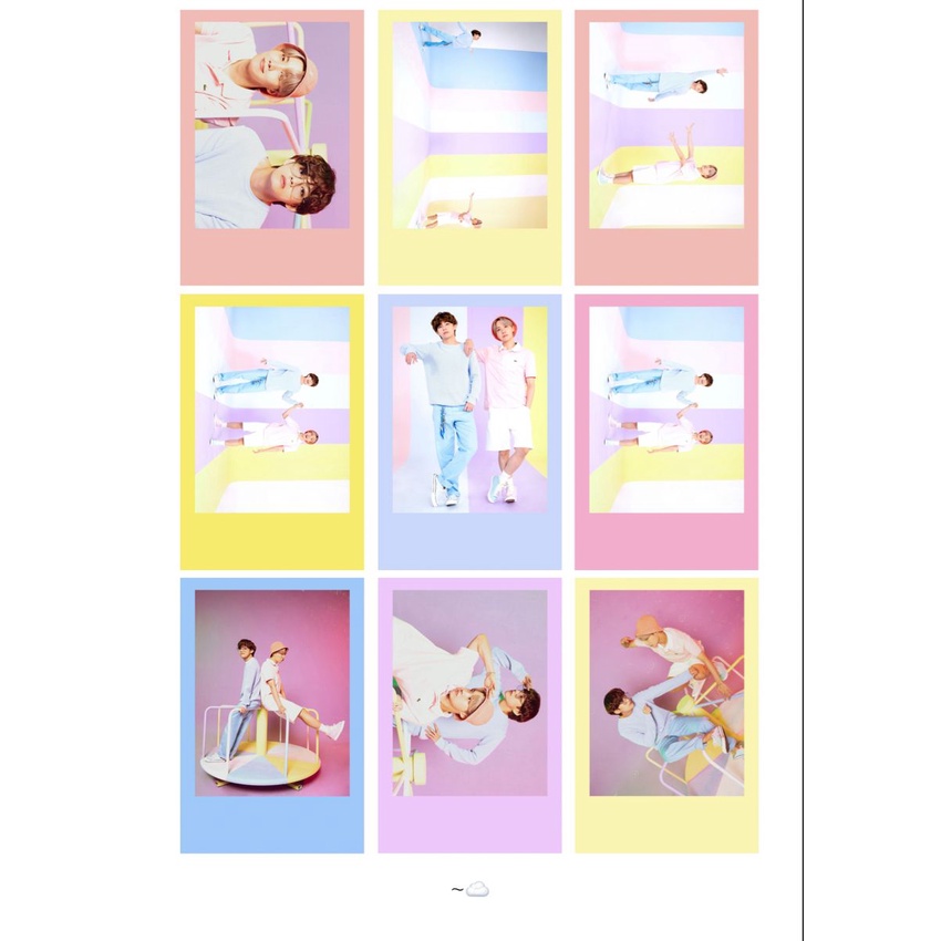 

PAKET 100 PCS BTS POLAROID WARNA- BTS POLAROID-POLAROID KPOP