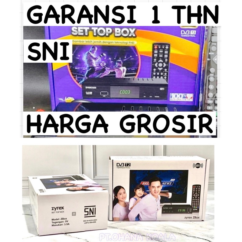 COD SET TOP BOX STB TV DIGITAL GARANSI RESMI SNI 1 TAHUN FULL HD WIFI YOUTUBE