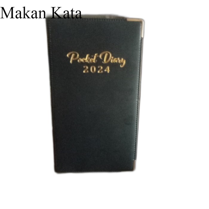 Persiapan 2024 Pocket Diary 2024 buku notes jurnal harian dengan tanggal-hari