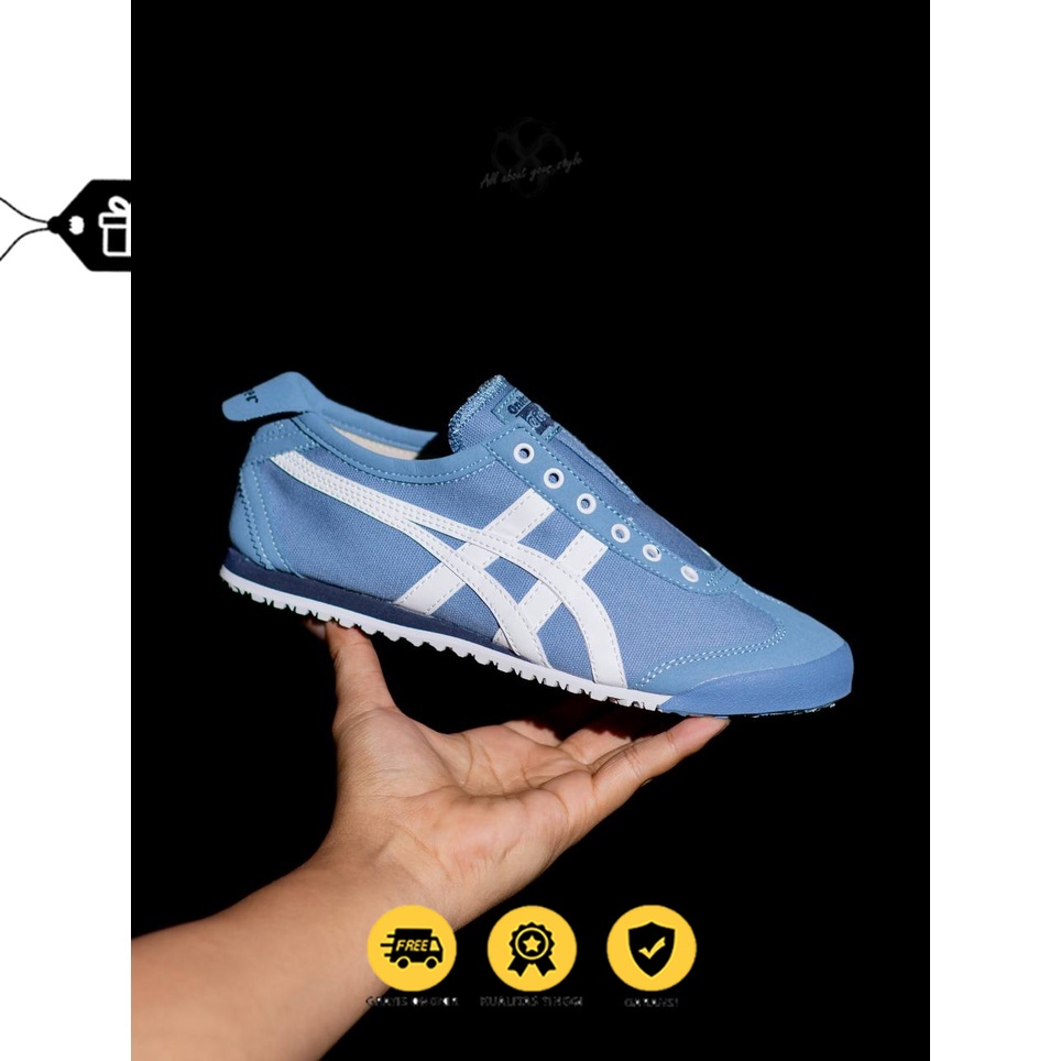 ONITSUKA TIGER MEXICO 66 SLIP ON 'BLUE HEAVEN' - BNIB 100% ORIGINAL MATERIAL GUARANTE | SNEAKERS SEP