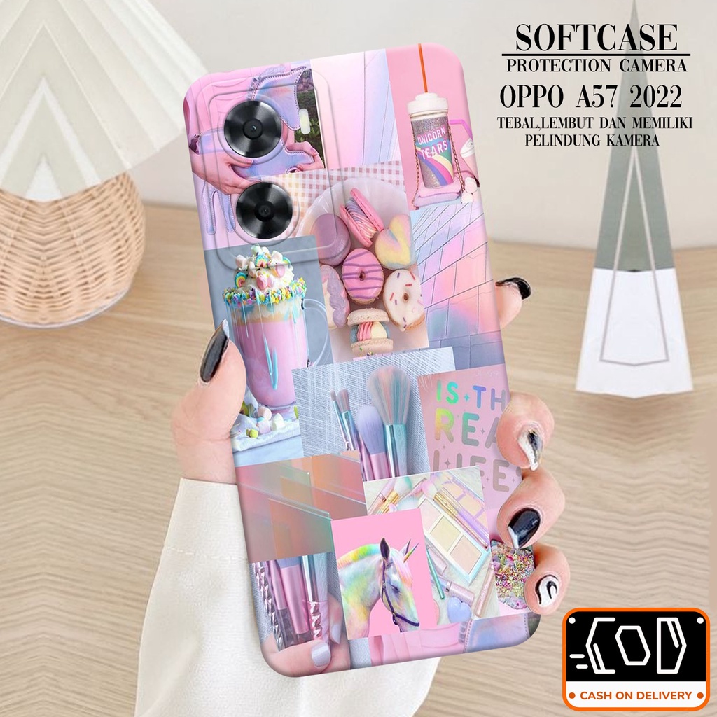 Softcase Silikon Hp Oppo A57 2022 Terbaru - Trans Case Casing Hp Oppo A57 2022 Terbaru