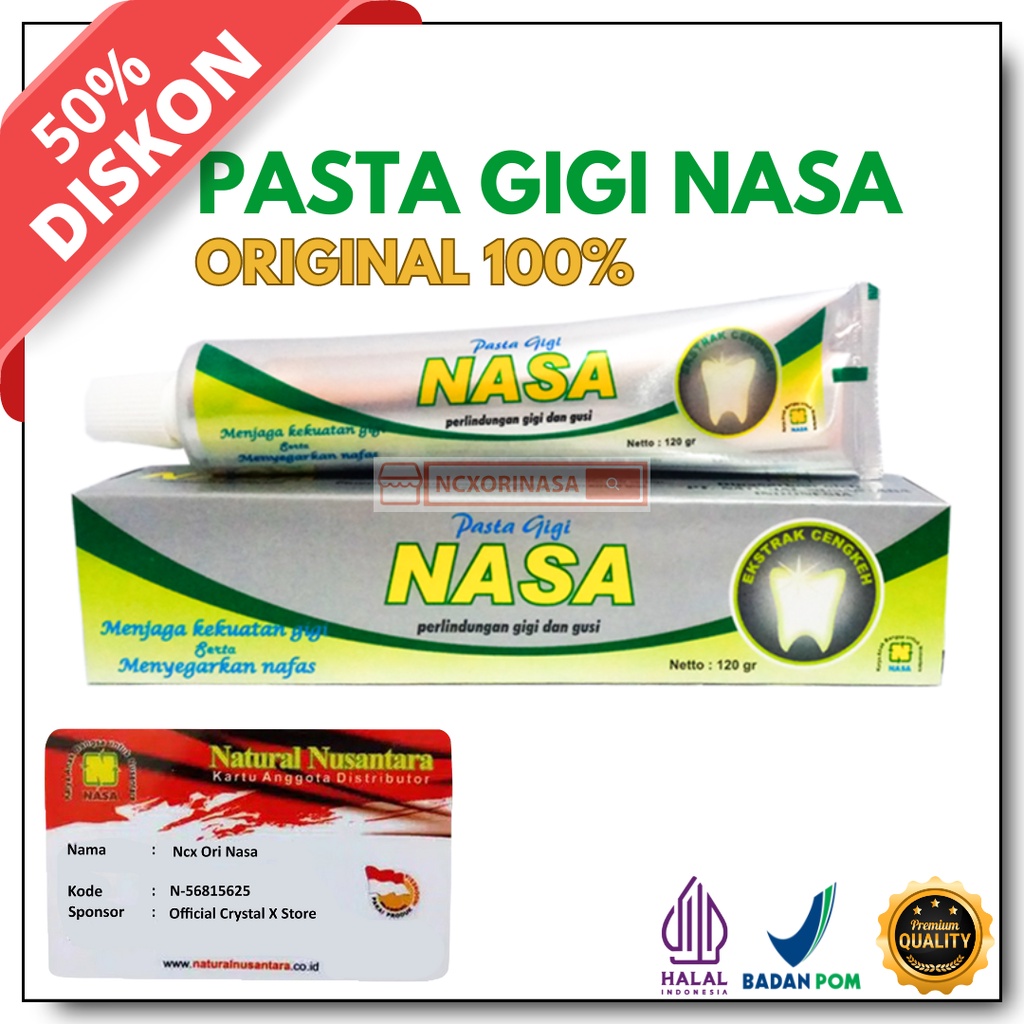 PASTA GIGI NASA PASTA GIGI PASTA GIGI NASA ORIGINAL ODOL NASA