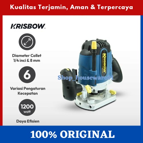 Krisbow Router Mesin Profil Kayu 1200 W Irr14/Mesin Profil Kayu