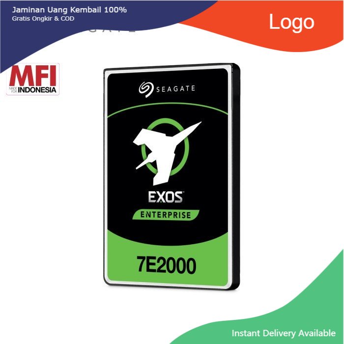 Seagate EXOS 7E2000 HDD / Hardisk Enterprise 2TB SATA 2.5" 7200RPM