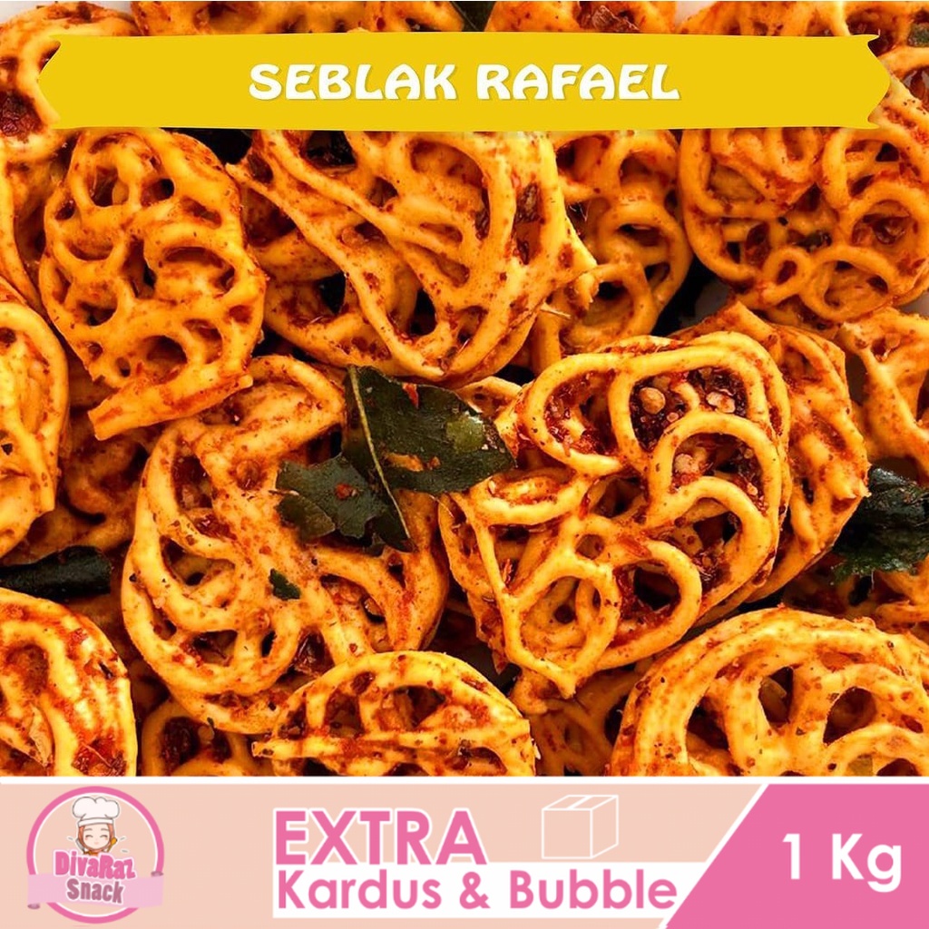 

[1Kg] Kerupuk Seblak Rafael Pedas / Seblak Kering Rafael Pedas - Divaraz Snack / TERLARIS TEMAN NGEMIL | makanan ringan jajanan jadul camilan termurah cemilan sehat snack kiloan jajanan murah