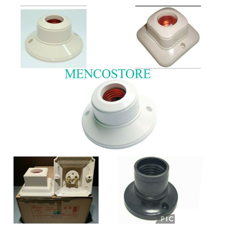 FITING PLAFON FITTING BROCO SERI 210L, 1210, 1212, 1211. Fitting pafon // DUDUKAN LAMPU