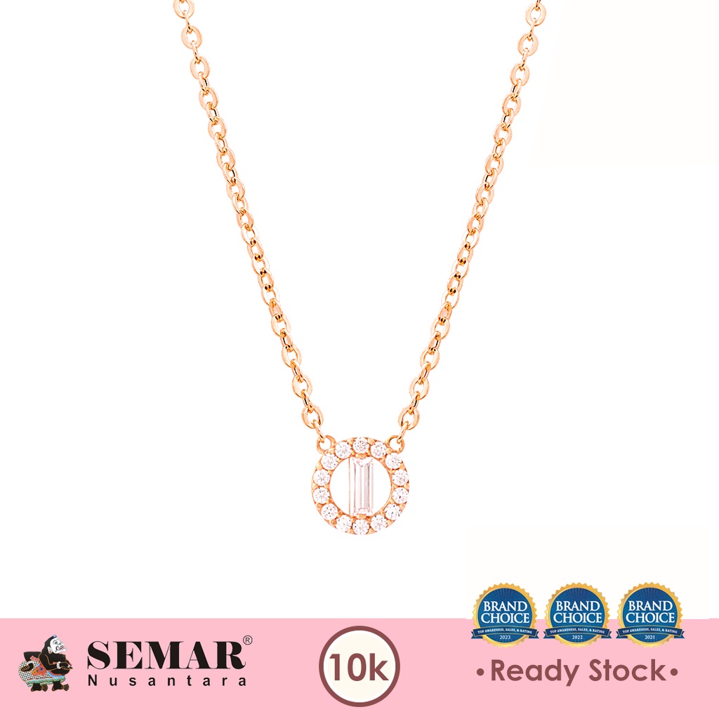 Kalung Emas Frisa Round Gold 10K Semar Nusantara