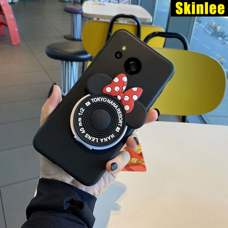 For Sharp Aquos R9 Pro Sense 9 8 6 6S Case Casing Stand Mirror Silicone Soft Phone Cover For Sharp A