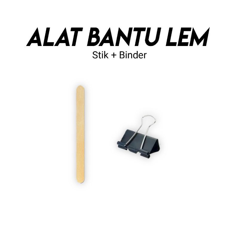 

Alat Bantu Press Lem Sepatu / Stick + Binder / Alat Bantu Saat Ngelem / Alat Bantu Pres Lem / Alat Bantu Lem