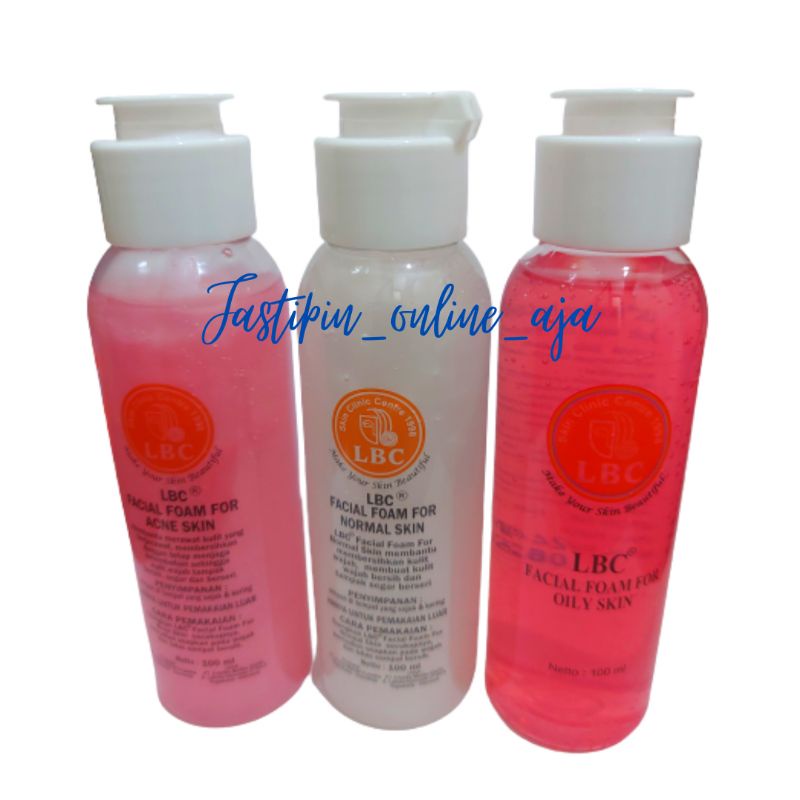 Pembersih wajah! Facial Wash LBC (Acne, Normal, Oily)