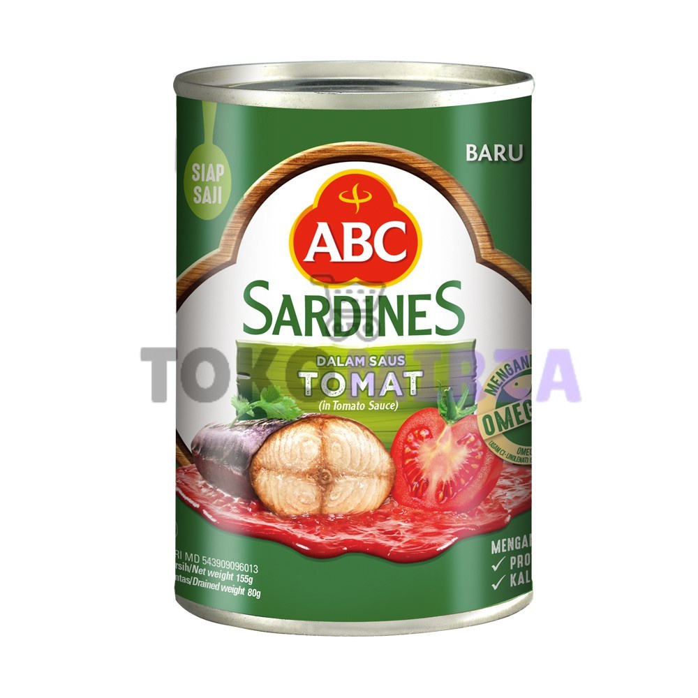 

ABC Sarden Saus Tomat 155 g ( 1 KARTON )