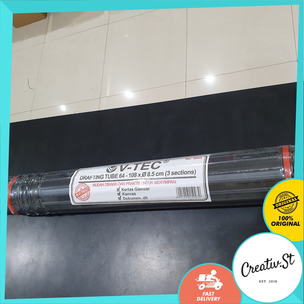 

V-TEC Tabung Gambar Arsitek Drafting Tube Alat Gambar 8,5Cm