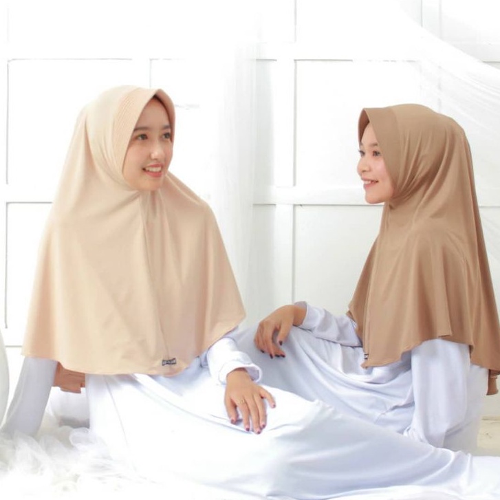 Jilbab Instan Stella Aghnia Kumara Pad Polos Hijab Instant Jersey Premium Best Seller Terbaru