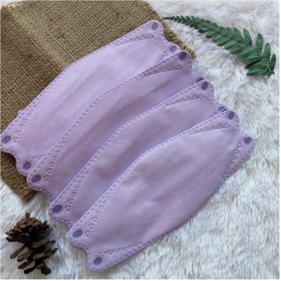 MASKER KF 94 WARNA LILAC/UNGU MUDA KF94 TERLARIS SUDAH TERJUAL 100K+