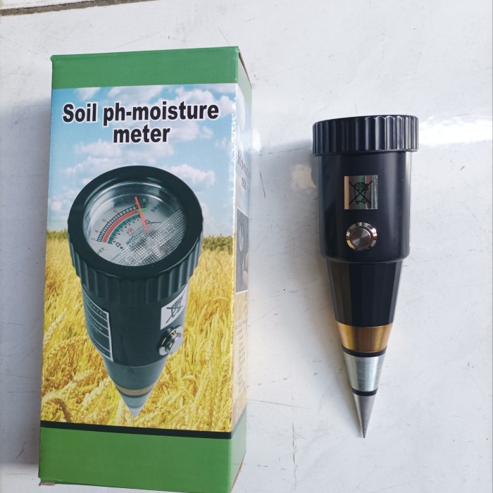 [ WIJAYA OFFICIAL ] PH PELURU SOIL MOISTURE METER VT 05 KS 05 VT-05 KS-05 VT05 KS05 - tombol CHROME