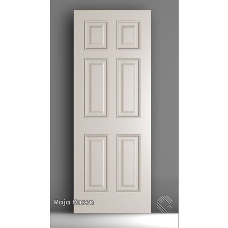 Pintu Single Kayu Jati Putih