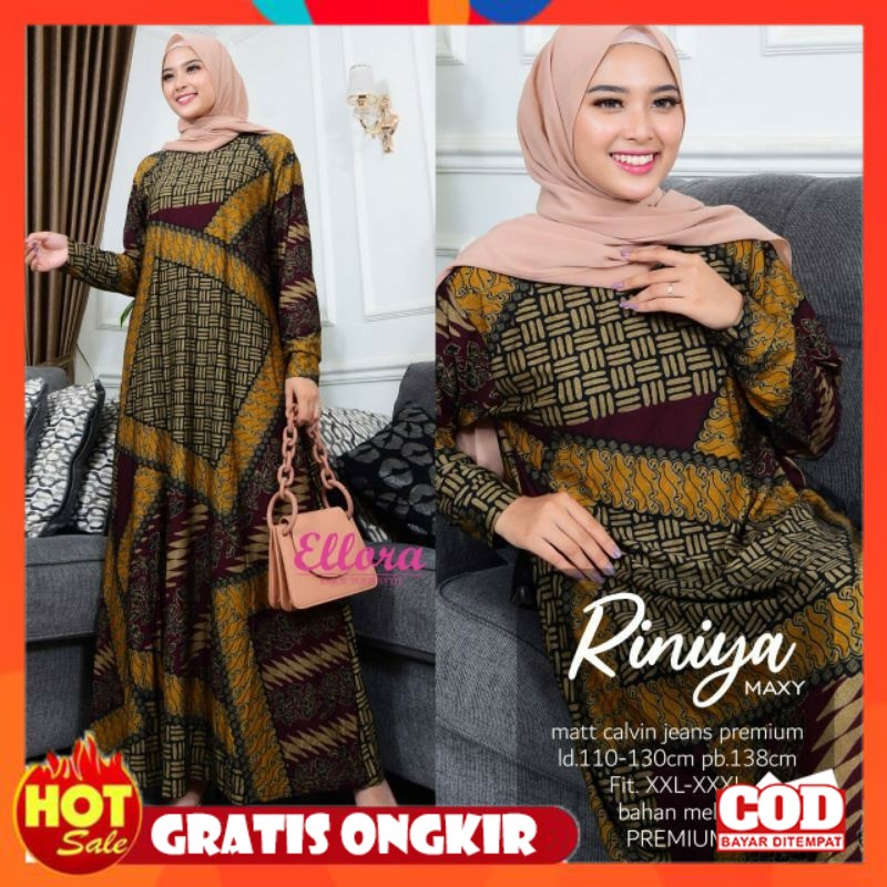 KAIN ADEM HALUS TEBAL / Riniya Filiya Levila Maxy Diana Denim Jumbo Gamis Wanita Calvin Jeans Adem T