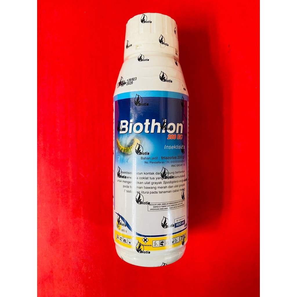Insektisida BIOTHION 200EC isi 400ml dr Biotis pengendali ulat grayak dan telur