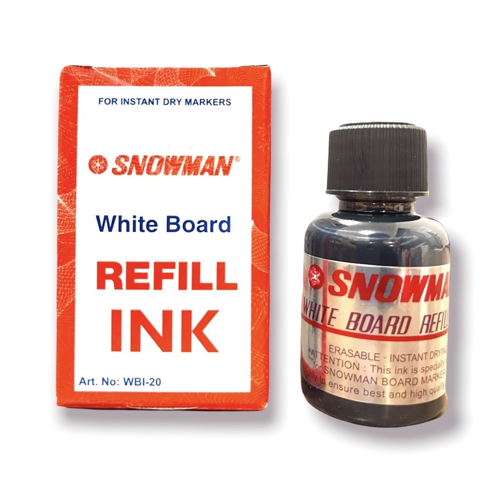 

Tinta Refill Spidol Snowman Whiteboard WBI-20 / WBI20 [ MS ]