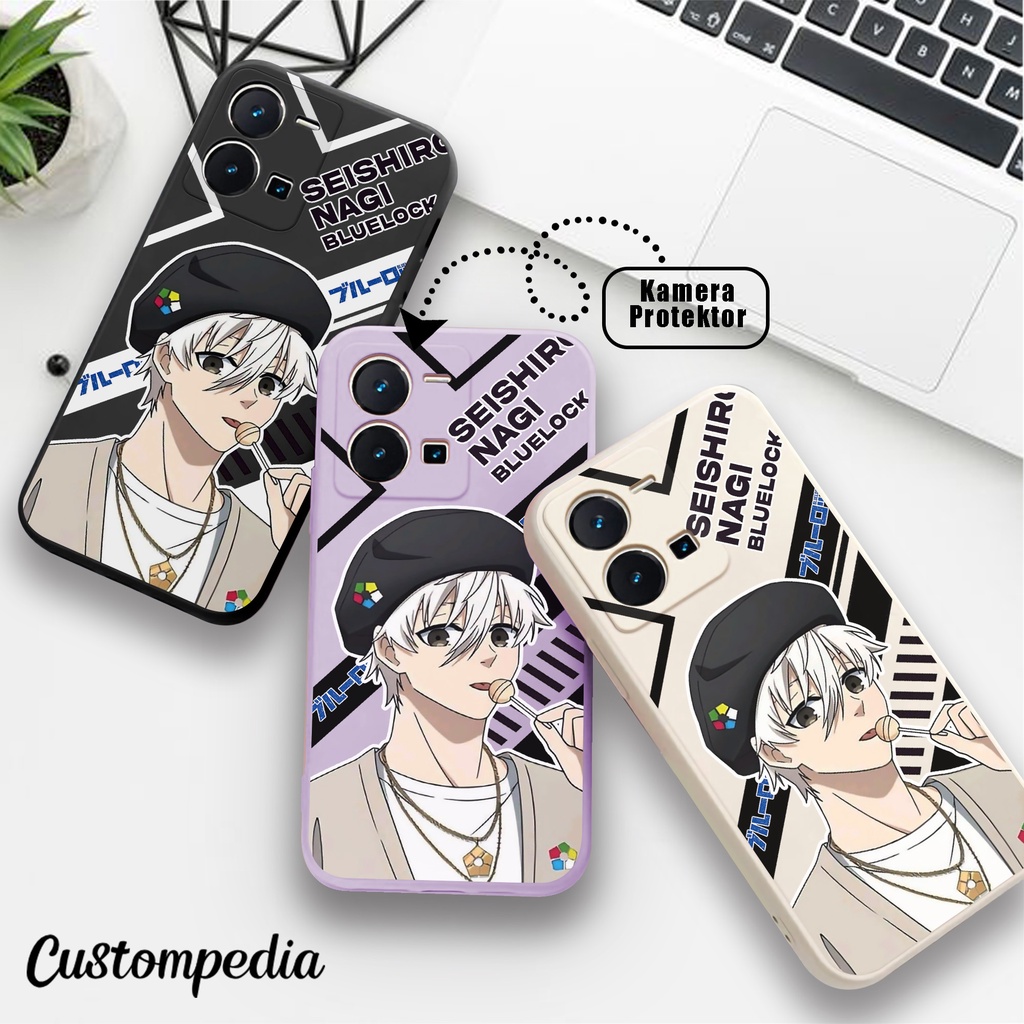 Casing Iphone 11 14PRO 6 6S 7 8 7PLUS 8PLUS X XR XS 12 13 14 11PRO 12PROMAX 14PLUS Soft Case Blue Lo