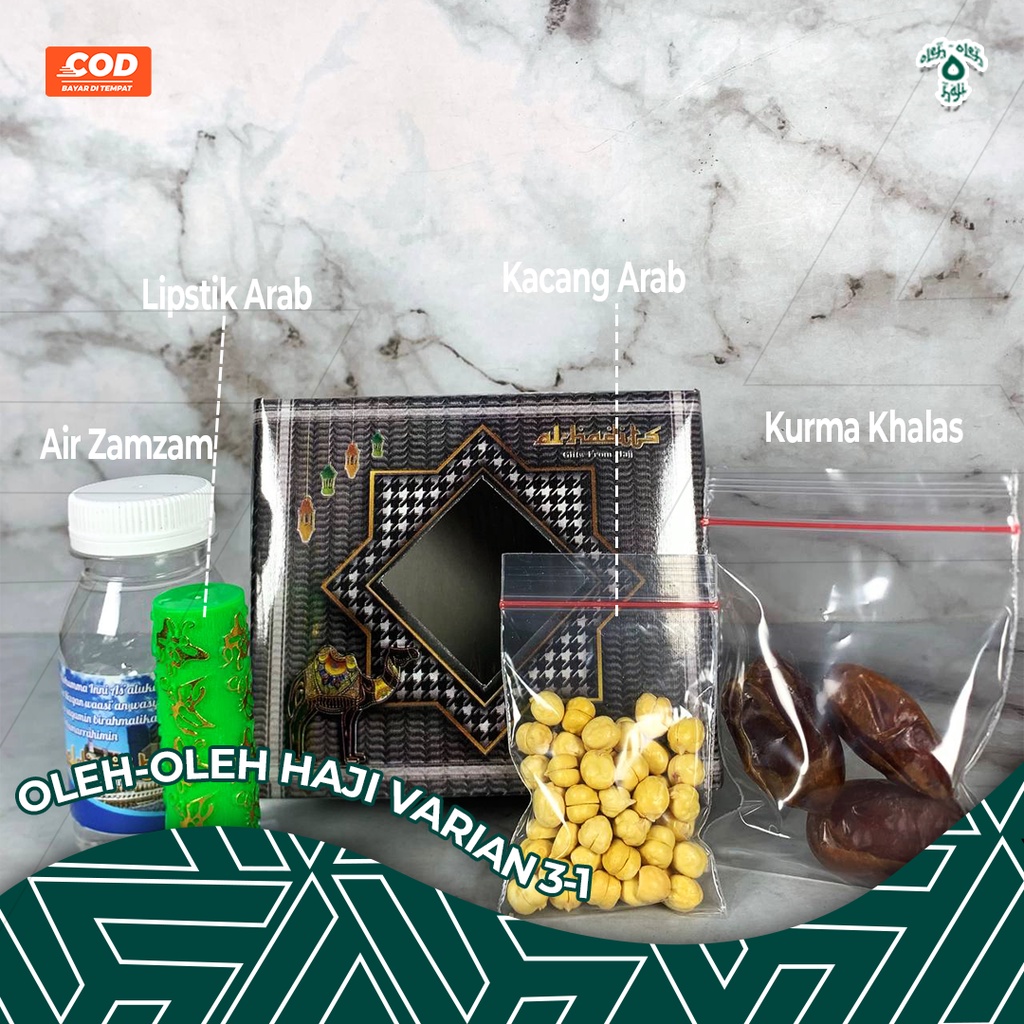 

PAKET OLEH OLEH HAJI UMROH ZAMZAM KHALAS KERIKIL 3 VARIAN plus LIPSTICK
