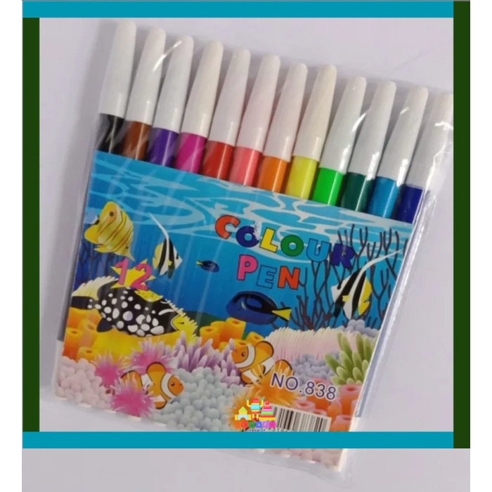 

Spidol 12 warna 838 Colour Pen