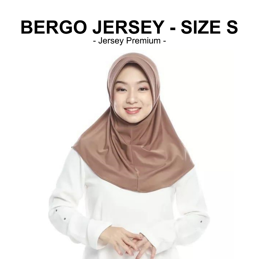 Norden - BERGO JERSEY UKURAN S - Jilbab Hamidah Sport Sporty Instant Menutup Dada Jersey Jersi Ped P